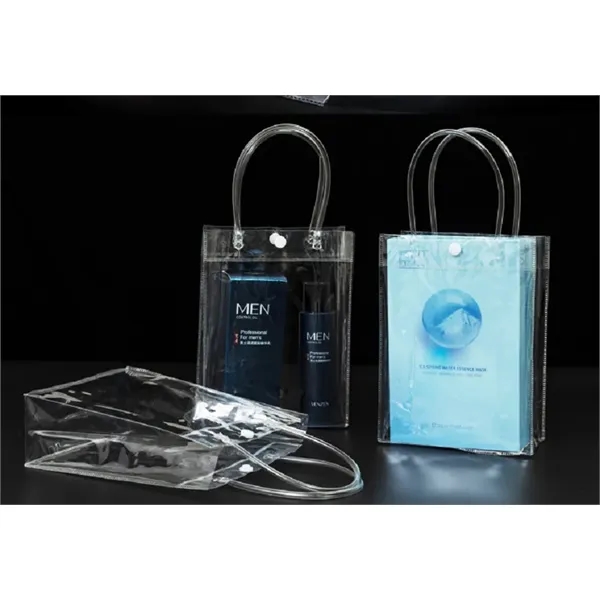 Transparent Pvc Bags with Handle Clear Display Totes - Transparent Pvc Bags with Handle Clear Display Totes - Image 4 of 4