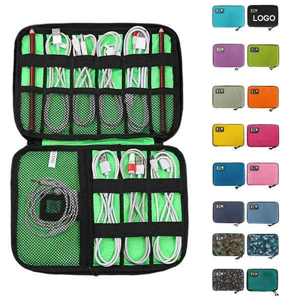 Travel Cable Organizer Bag - Travel Cable Organizer Bag - Image 0 of 3