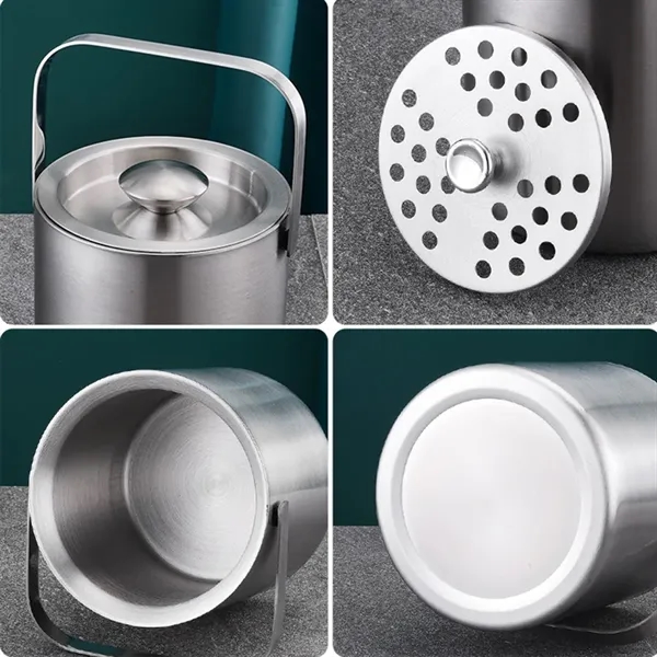 1.3L Stainless Steel Ice Buckets - 1.3L Stainless Steel Ice Buckets - Image 2 of 3