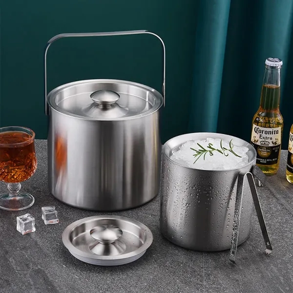 1.3L Stainless Steel Ice Buckets - 1.3L Stainless Steel Ice Buckets - Image 3 of 3