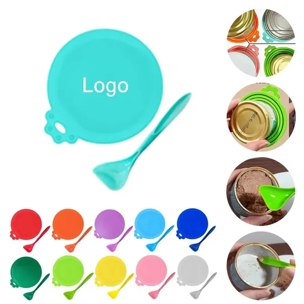 Universal Pet Can Lid with spoon set - Universal Pet Can Lid with spoon set - Image 0 of 5