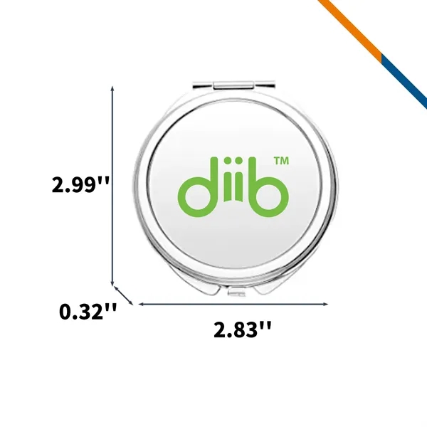 Zanita Round Shape Compact Makeup Mirror - Zanita Round Shape Compact Makeup Mirror - Image 2 of 3