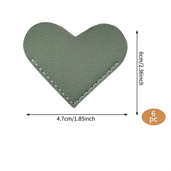 Leather Heart Bookmarks - Leather Heart Bookmarks - Image 2 of 5