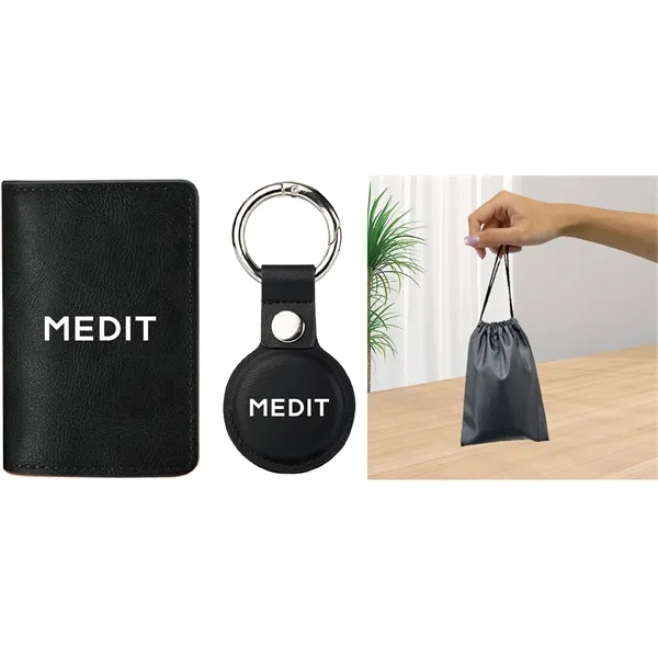 RFID Wallet + KEYCHAIN w/ Apple Tracker Holder SET - RFID Wallet + KEYCHAIN w/ Apple Tracker Holder SET - Image 14 of 14