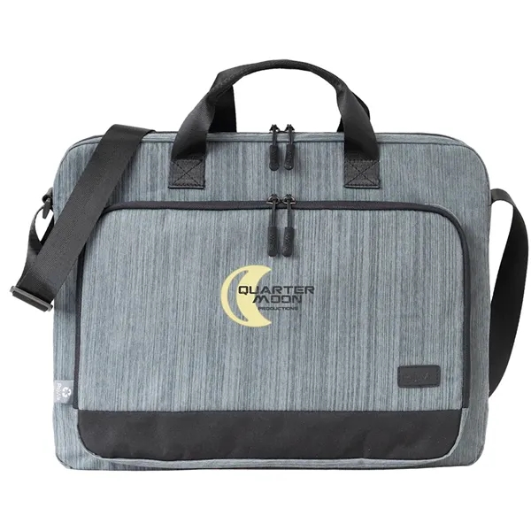RejuVe® METRO Recycled Heather Laptop Brief Bag - RejuVe® METRO Recycled Heather Laptop Brief Bag - Image 1 of 5