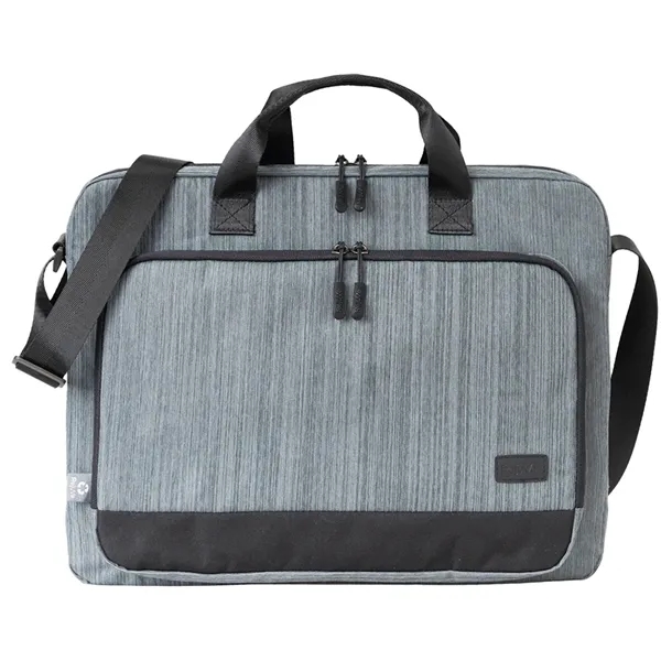 RejuVe® METRO Recycled Heather Laptop Brief Bag - RejuVe® METRO Recycled Heather Laptop Brief Bag - Image 2 of 5