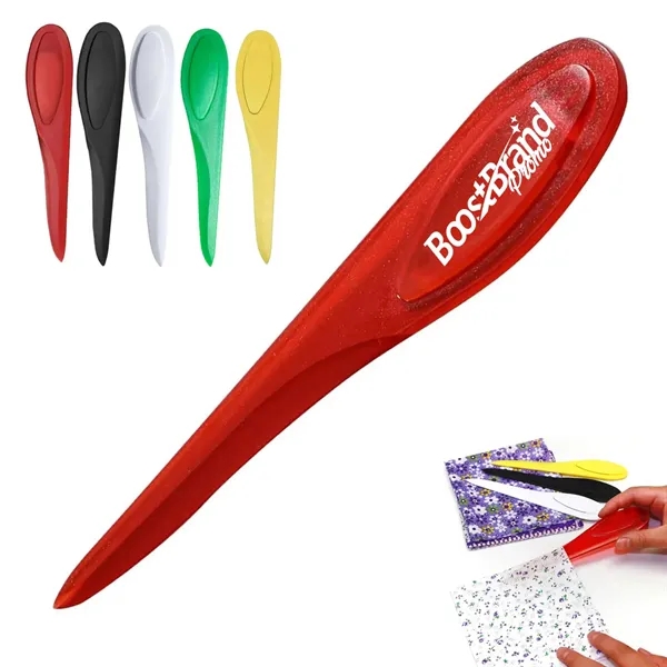 Plastic Letter Opener with Smooth Edge for Office Use - Plastic Letter Opener with Smooth Edge for Office Use - Image 0 of 4