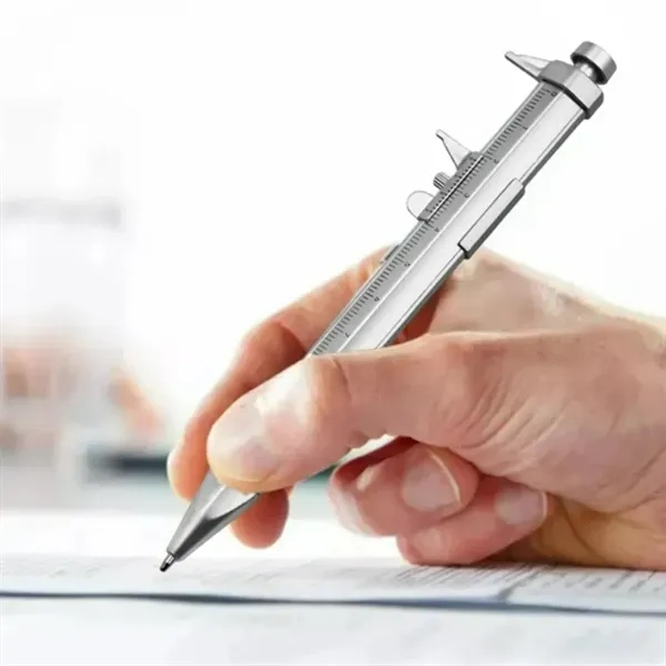 6-in-1 Metal Multi Tool Pen with Ruler and Screwdriver - 6-in-1 Metal Multi Tool Pen with Ruler and Screwdriver - Image 3 of 3