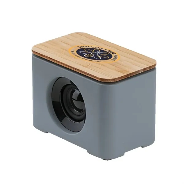 Brico Eco-Friendly Bluetooth Speaker and Wireless Charger - Brico Eco-Friendly Bluetooth Speaker and Wireless Charger - Image 3 of 3