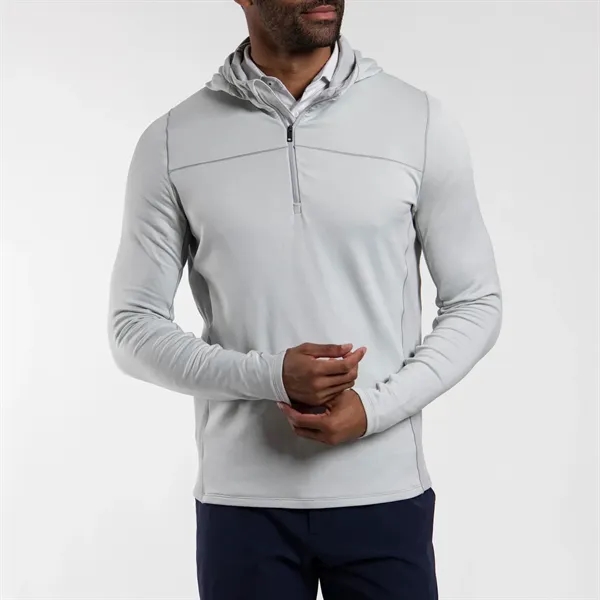 KJUS Men's Liam Hooded Half-Zip - KJUS Men's Liam Hooded Half-Zip - Image 1 of 3