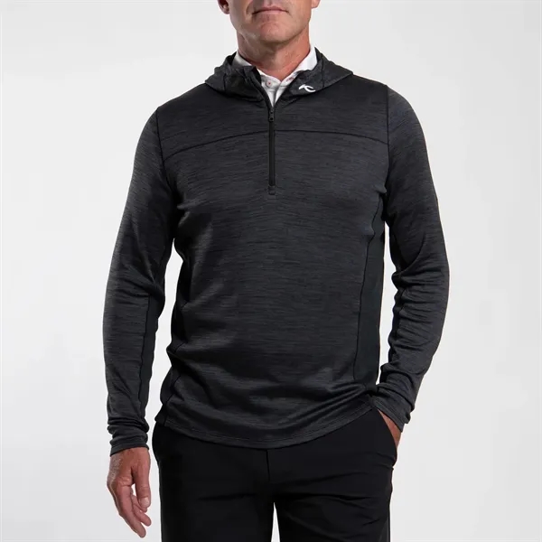 KJUS Men's Liam Hooded Half-Zip - KJUS Men's Liam Hooded Half-Zip - Image 2 of 3