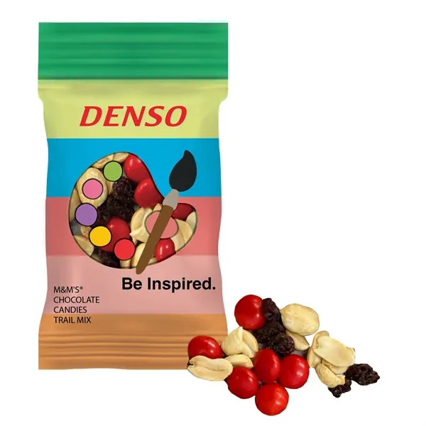 Custom 1oz Full Color Digibag with Color Choice M&M'S Trail Mix