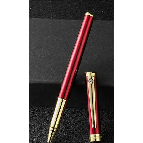 Metal Signature Rollerball Pen with Replaceable Refills - Metal Signature Rollerball Pen with Replaceable Refills - Image 4 of 4