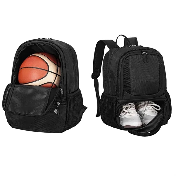 Large Capacity Outdoor Sports Backpack Shoe Bag - Large Capacity Outdoor Sports Backpack Shoe Bag - Image 6 of 7