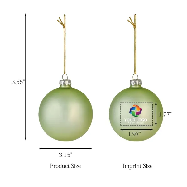 Creative Glass Ball Christmas Tree Ornament - Creative Glass Ball Christmas Tree Ornament - Image 1 of 5