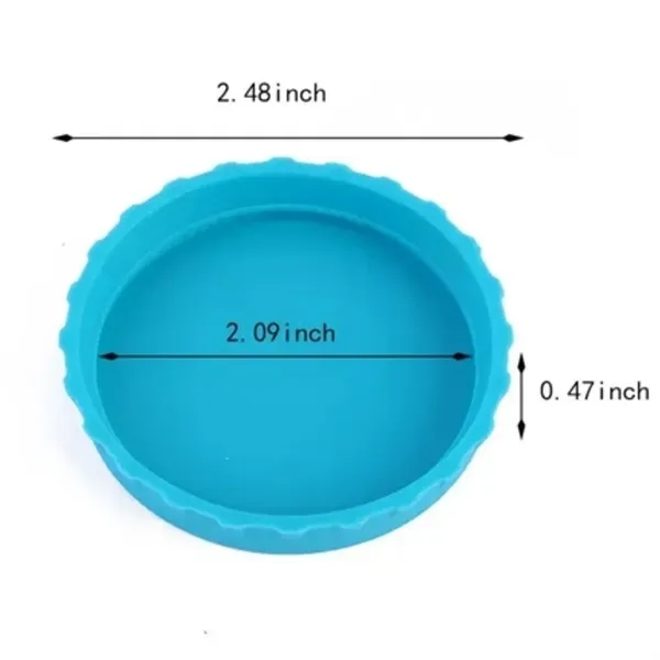 Multipurpose Soft Leak-Proof Reusable Silicone Soda Can Lids - Multipurpose Soft Leak-Proof Reusable Silicone Soda Can Lids - Image 1 of 3