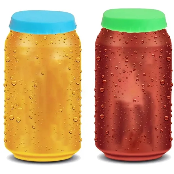 Multipurpose Soft Leak-Proof Reusable Silicone Soda Can Lids - Multipurpose Soft Leak-Proof Reusable Silicone Soda Can Lids - Image 2 of 3