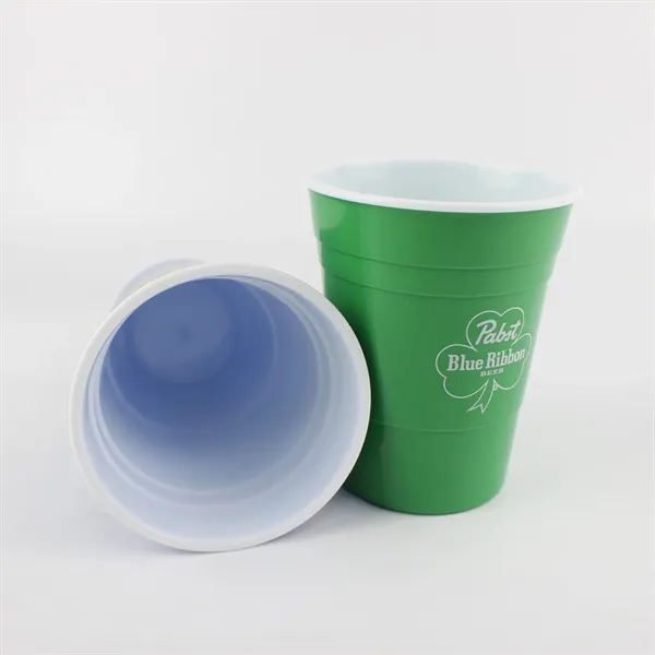 16oz Double Layer Reusable Plastic Cup - 16oz Double Layer Reusable Plastic Cup - Image 2 of 4