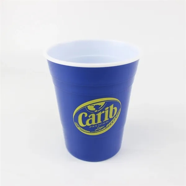 16oz Double Layer Reusable Plastic Cup - 16oz Double Layer Reusable Plastic Cup - Image 3 of 4