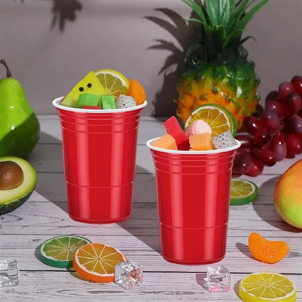 16oz Double Layer Reusable Plastic Cup - 16oz Double Layer Reusable Plastic Cup - Image 1 of 4