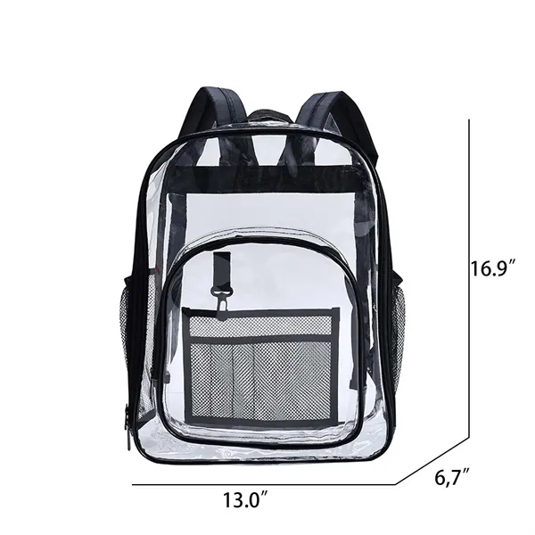 Transparent School Backpack - Transparent School Backpack - Image 1 of 4