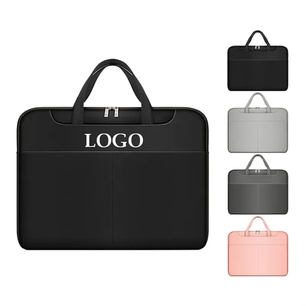 Custom Logo 15"/17" Water-Resistant Laptop Messenger Bag - Custom Logo 15"/17" Water-Resistant Laptop Messenger Bag - Image 0 of 11