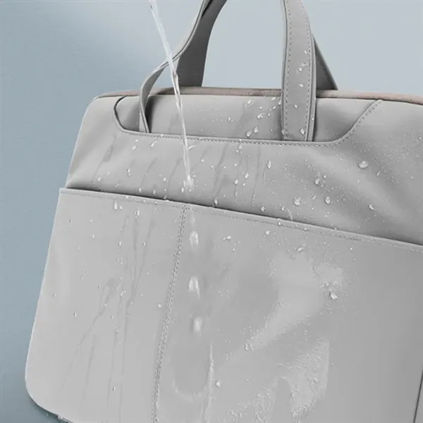 Custom Logo 15"/17" Water-Resistant Laptop Messenger Bag - Custom Logo 15"/17" Water-Resistant Laptop Messenger Bag - Image 5 of 11
