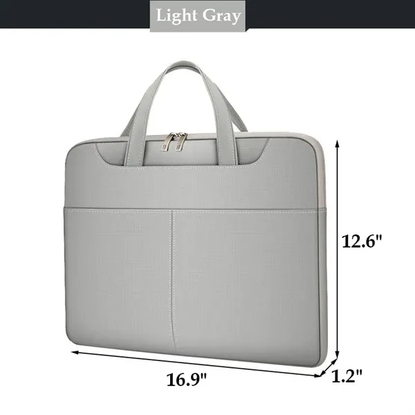 Custom Logo 15"/17" Water-Resistant Laptop Messenger Bag - Custom Logo 15"/17" Water-Resistant Laptop Messenger Bag - Image 9 of 11