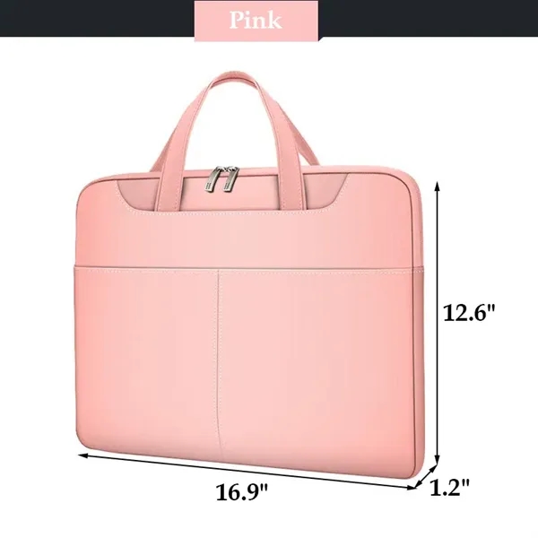 Custom Logo 15"/17" Water-Resistant Laptop Messenger Bag - Custom Logo 15"/17" Water-Resistant Laptop Messenger Bag - Image 10 of 11