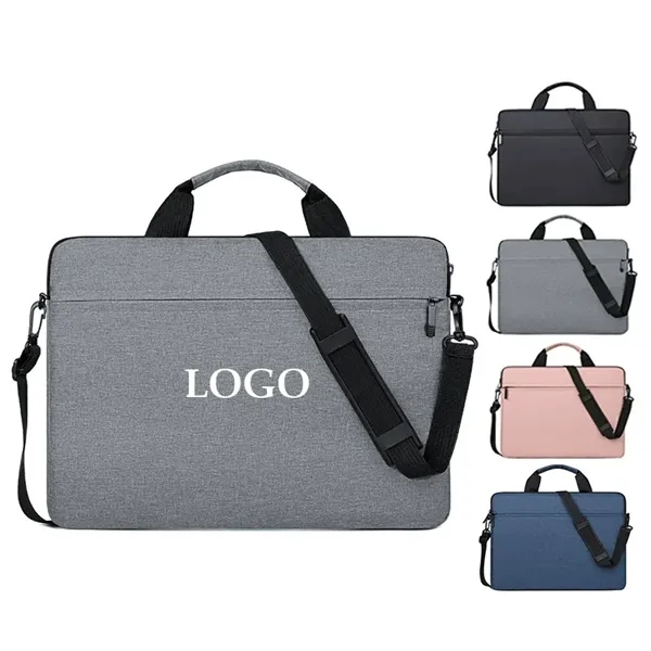 Lightweight Oxford Laptop Bag with Shoulder Strap - Lightweight Oxford Laptop Bag with Shoulder Strap - Image 0 of 13