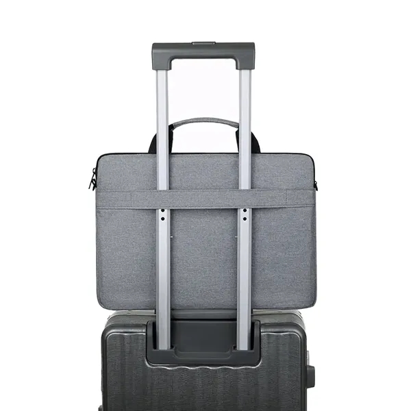 Lightweight Oxford Laptop Bag with Shoulder Strap - Lightweight Oxford Laptop Bag with Shoulder Strap - Image 5 of 13