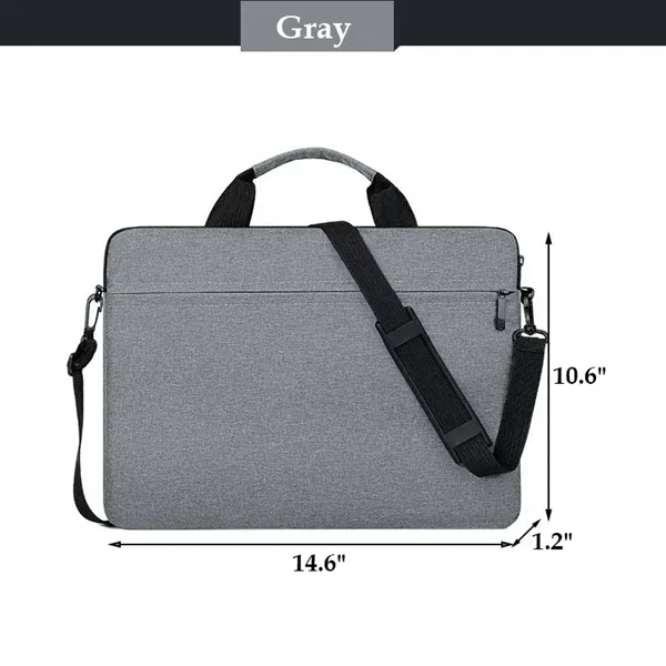 Lightweight Oxford Laptop Bag with Shoulder Strap - Lightweight Oxford Laptop Bag with Shoulder Strap - Image 9 of 13