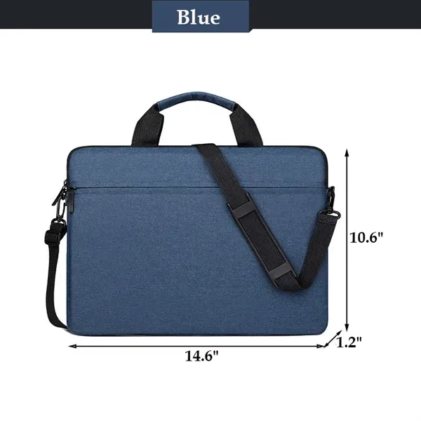 Lightweight Oxford Laptop Bag with Shoulder Strap - Lightweight Oxford Laptop Bag with Shoulder Strap - Image 10 of 13
