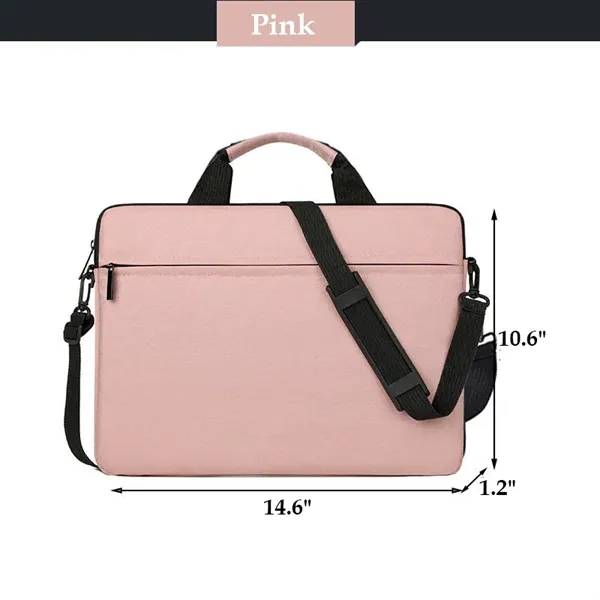 Lightweight Oxford Laptop Bag with Shoulder Strap - Lightweight Oxford Laptop Bag with Shoulder Strap - Image 12 of 13