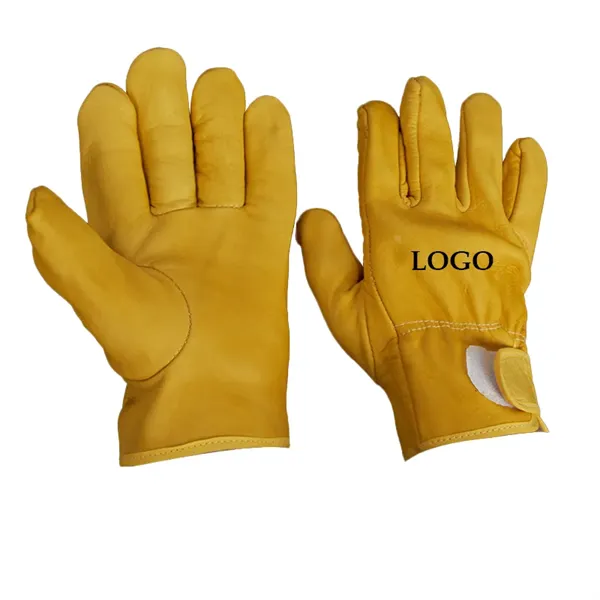 Full-Grain Leather Work Gloves - Full-Grain Leather Work Gloves - Image 0 of 3