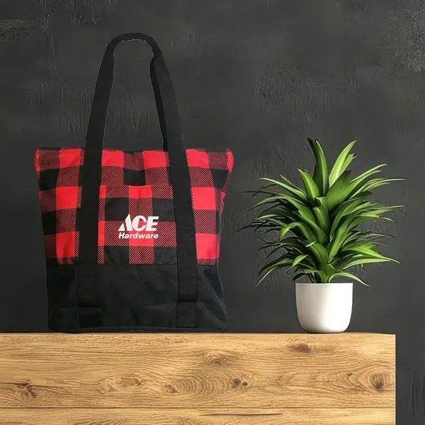 Buffalo Check Tote Bag - Buffalo Check Tote Bag - Image 1 of 1
