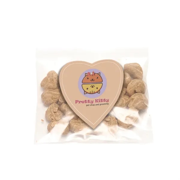 Custom Mini Snack Bag w/ Small Heart Magnet Pet Fill