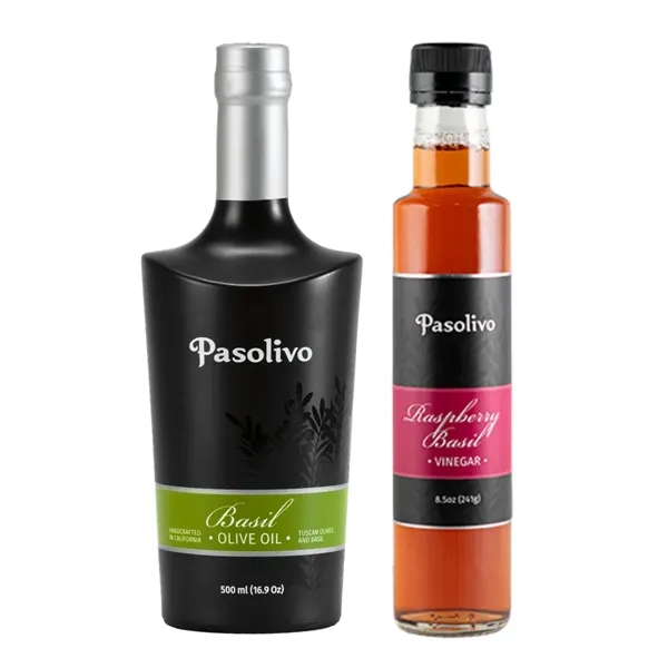 Basil Olive Oil & Raspberry Vinegar - Basil Olive Oil & Raspberry Vinegar - Image 1 of 3