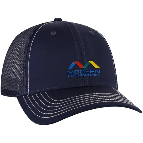 OTTO 6-Panel Low Profile Mesh Back Trucker Hat - OTTO 6-Panel Low Profile Mesh Back Trucker Hat - Image 14 of 18