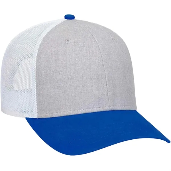 OTTO 6-Panel Low Profile Mesh Back Trucker Hat - OTTO 6-Panel Low Profile Mesh Back Trucker Hat - Image 16 of 18