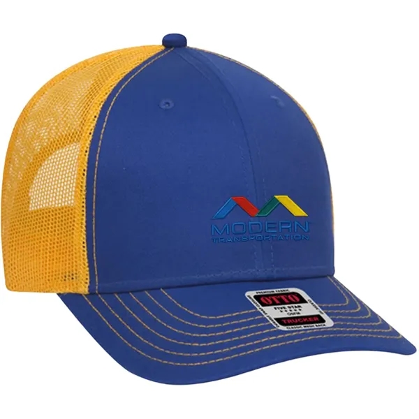 OTTO 6-Panel Low Profile Mesh Back Trucker Hat - OTTO 6-Panel Low Profile Mesh Back Trucker Hat - Image 17 of 18