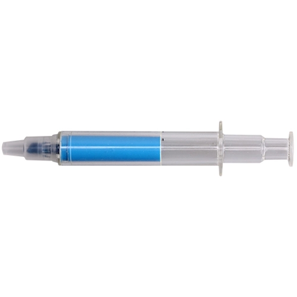 Syringe Shaped Highlighter Marker - Syringe Shaped Highlighter Marker - Image 5 of 5