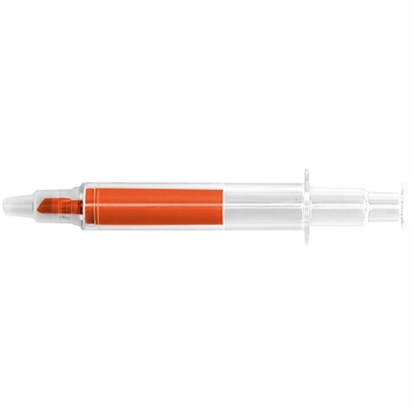 Syringe Shaped Highlighter Marker - Syringe Shaped Highlighter Marker - Image 2 of 5