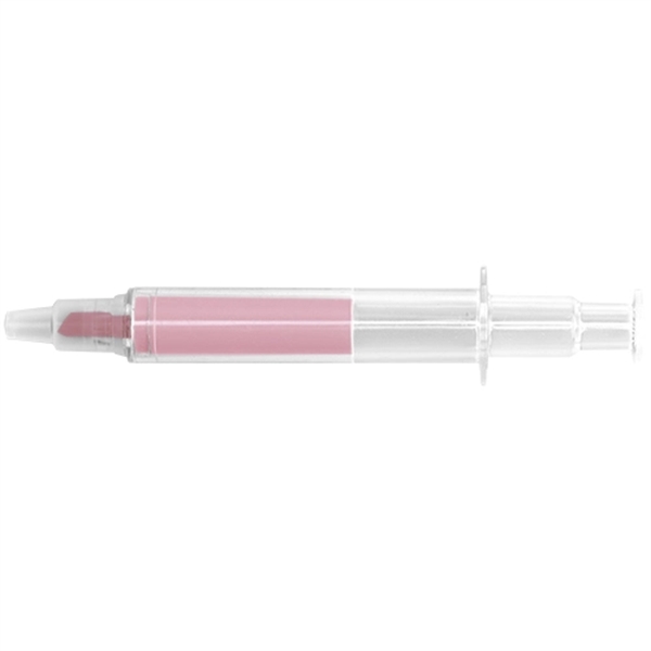 Syringe Shaped Highlighter Marker - Syringe Shaped Highlighter Marker - Image 3 of 5