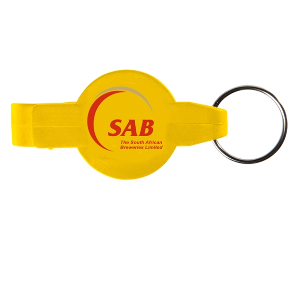 Round Bottle Opener Beverage Wrench Keychain - Round Bottle Opener Beverage Wrench Keychain - Image 6 of 16