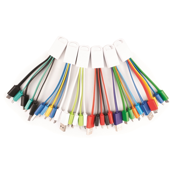 Multi-Color 4 in 1 Charging Cable - Multi-Color 4 in 1 Charging Cable - Image 1 of 3