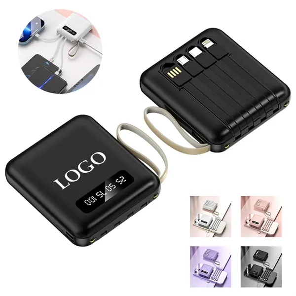5000mAh Mini Power Bank Portable Charger - 5000mAh Mini Power Bank Portable Charger - Image 0 of 10