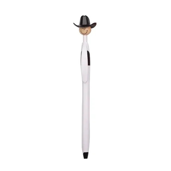 Cowboy Hat Smiley Ballpoint Pens - Cowboy Hat Smiley Ballpoint Pens - Image 8 of 13