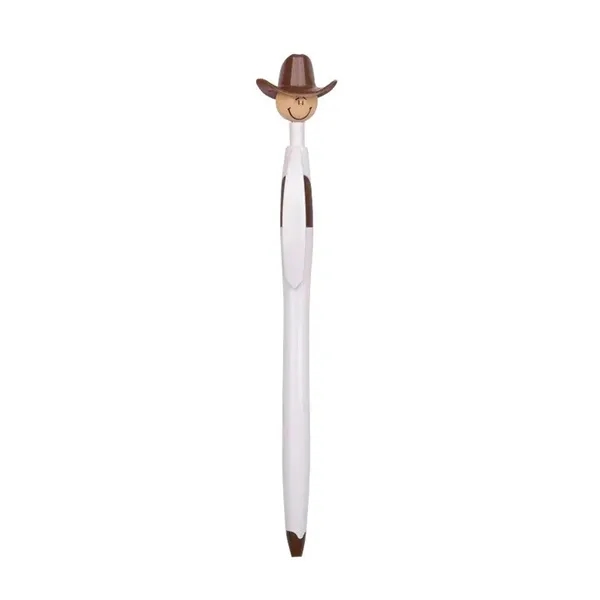 Cowboy Hat Smiley Ballpoint Pens - Cowboy Hat Smiley Ballpoint Pens - Image 10 of 13