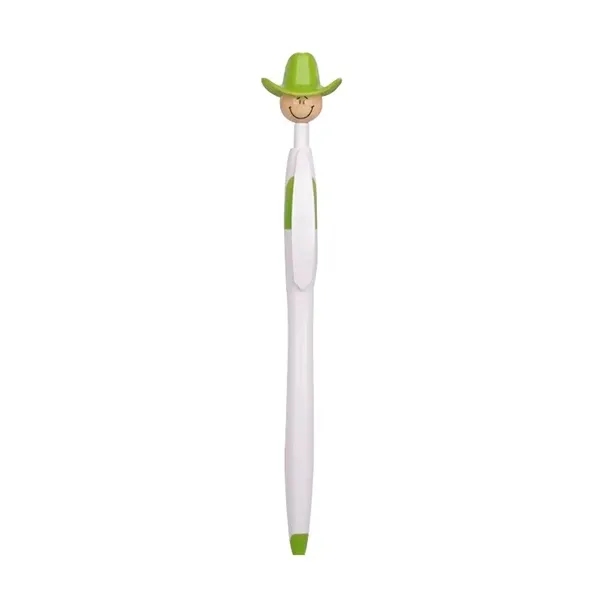 Cowboy Hat Smiley Ballpoint Pens - Cowboy Hat Smiley Ballpoint Pens - Image 11 of 13